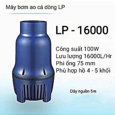 Máy bơm nước hồ cá Koi Jebao LP16000 100W, 16000L/Hr cao cấp
