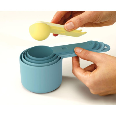 Bộ 8 muỗng đo lường Joseph Joseph Duo (Opal) - 006469