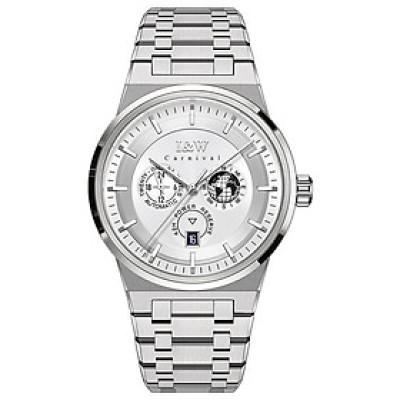 Đồng Hồ Nam I&W Carnival 782G9 Chính Hãng Full Box Chống Nước Kính Chống Xước Dây Thép Cao Cấp BH 60T (Máy Cơ Tự Động)