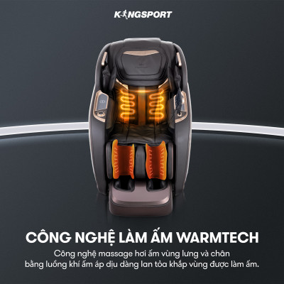 CHỈ GIAO MIỀN NAM | Ghế massage toàn thân cao cấp KINGSPORT DELUXE G97 chế độ massage 3D Ultra, 10 chương trình massage tự động