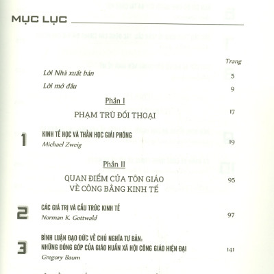 Tôn Giáo Và Công Bằng Kinh Tế