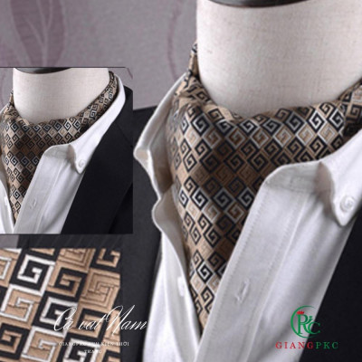 Khăn quàng cổ phong cách quý Tộc thời trang Anh Quốc ASCOT TIE Giangpkc K01-09