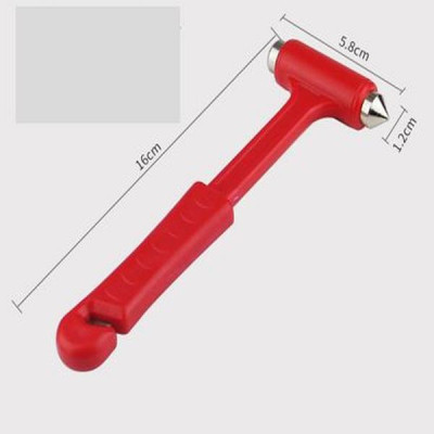 Búa đập kính thoát hiểm, kèm dao cắt dây an toàn mini loại mỏng