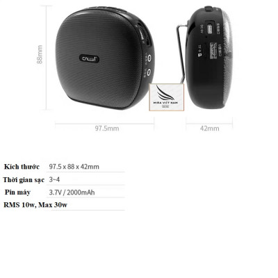 Máy trợ giảng không dây Callvi V639 UHF hàng chính hãng