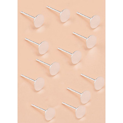 Combo 12 cái đinh bạc đầu dẹp - Ngọc Quý Gemstones