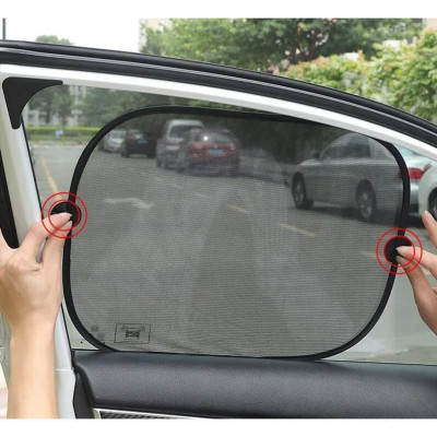 Bộ 5 tấm lưới che nắng chống tia UV mát gắn kính chắn gió cửa sổ xe hơi ô tô
