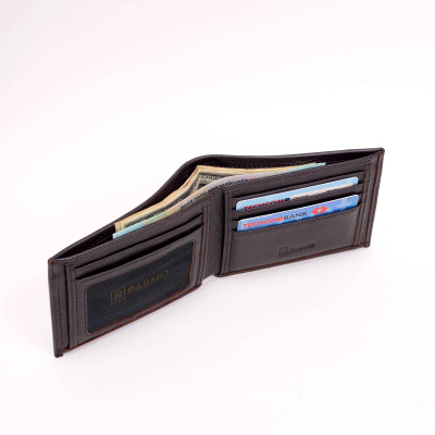 Ví Da Nam PABNO VF51-Ví Ngang – Kèm Hộp + Túi Giấy Sang Trọng