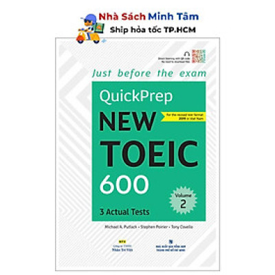 Sách - Quickprep New Toeic 600 Volume 2 (Kèm 1 Đĩa Mp3) - Nhân Trí Việt