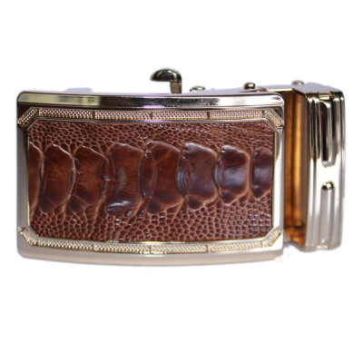 HP9415 - Đầu khóa da đà điểu Huy Hoàng 4 phân đầu vàng màu vàng bò