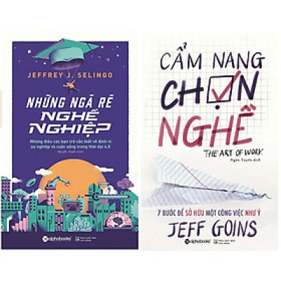 Combo Sách Hướng Nghiệp Trong Thời Đại 4.0 ( Cẩm Nang Chọn Nghề  + Những Ngã Rẽ Nghề Nghiệp ) (Tặng Notebook tự thiết kế)