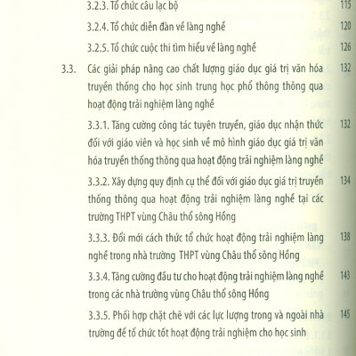 Mô Hình Giáo Dục Giá Trị Văn Hoá Truyền Thống Cho Học Sinh Trung Học Phổ Thông Thông Qua Hoạt Động Trải Nghiệm Làng Nghề (Nghiên Cứu Ở Vùng Châu Thổ Sông Hồng) 