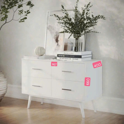 Tủ trang trí phòng khách 4 ngăn kéo SM13CT KT 97 x 40 x 66  cm