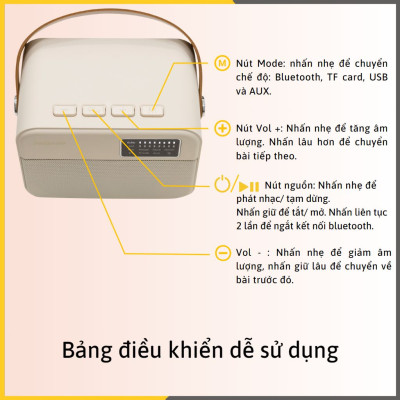 Bộ Loa Mic Karaoke Mini Bluetooth KSM01 – HÀNG CHÍNH HÃNG 