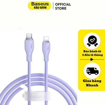 Cáp sạc nhanh Baseus Pudding Series Fast Charging Data Cable Type C to IP 20W - Hàng chính hãng
