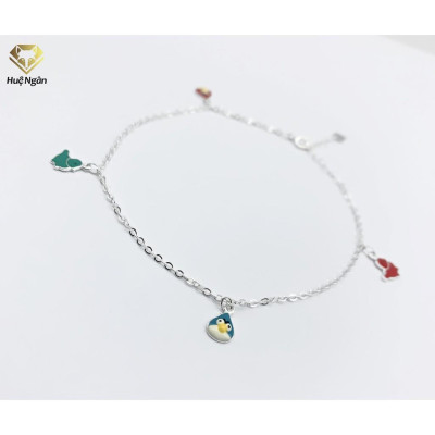 Lắc chân bạc Ý 925 Huệ Ngân-Angry Birds RYBJ50036