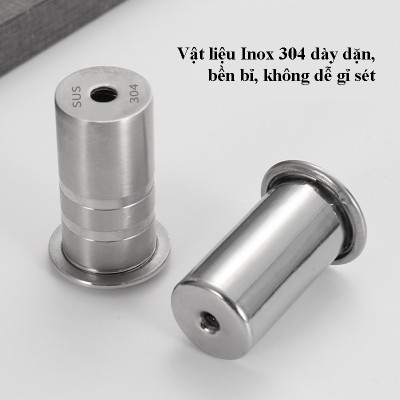Hố Chặn Cát KUNBE Hố Chốt Âm Lò Xo Inox Chống Cát Bụi