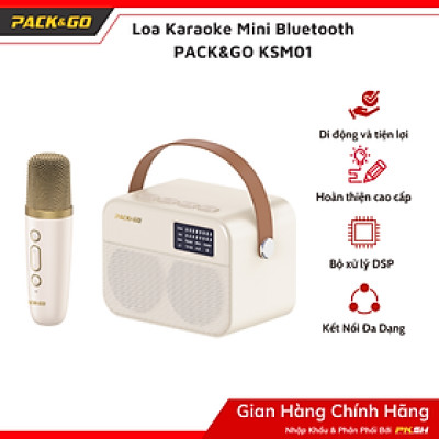 Bộ Loa Mic Karaoke Mini Bluetooth KSM01 – HÀNG CHÍNH HÃNG 