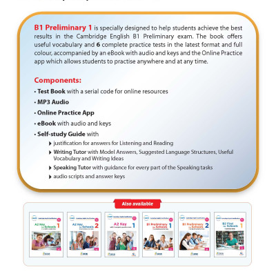 B1 Preliminary 1 with 6 Complete Practice Tests - New Format 2020