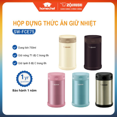 Bình ủ cháo giữ nhiệt Zojirushi 0.75L SW-FCE75