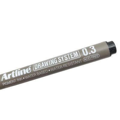 Bút Vẽ Kỹ Thuật 0.3 mm - Artline EK-233-BK - Màu Đen