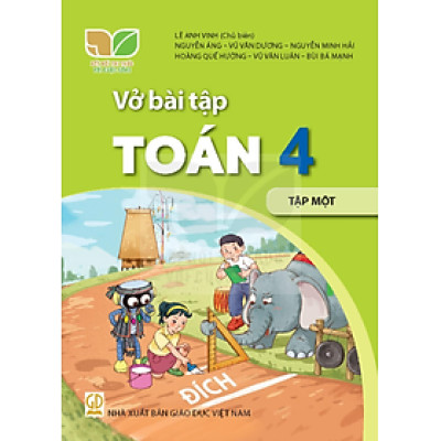 Sách Vở bài tập Toán 4- tập một- Kết Nối Tri Thức Với Cuộc Sống (Kèm bìa nilong bao sách)