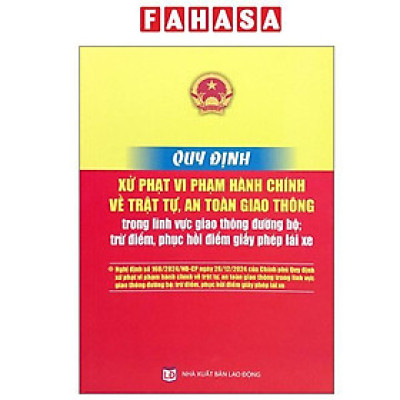 Sách - Quy Định Xử Phạt Hành Chính Về Trật Tự An Toàn Giao Thông