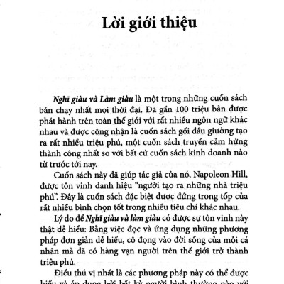 Nghĩ Giàu & Làm Giàu - (ML)