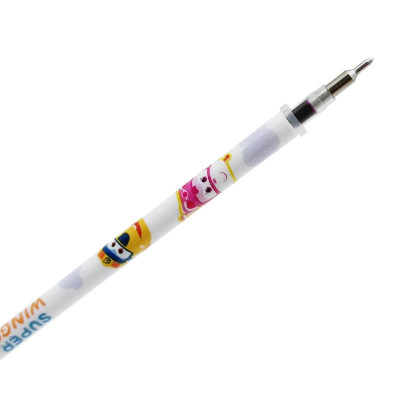 Ruột Bút Gel 0.5 mm Super Wings - Deli CG34-PR - Mực Tím