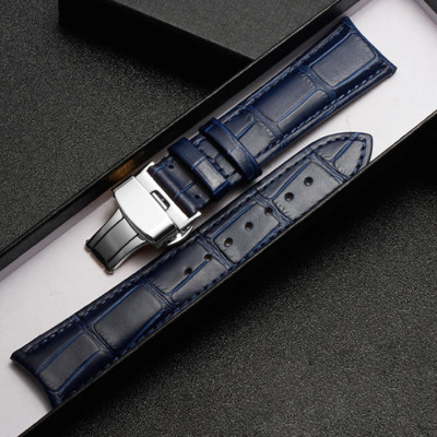 Dây Đồng Hồ Thay Thế Dành Cho Apple Watch 48 Ultra 45/44/42mm - 41/40/38mm, Chất Liệu Da Cá Sấu Cao Cấp Màu Xanh Navy Tương Thích Các Phiên Bản Series 8/7/6/5/4/3/2/1/SE Bảo Hành 12 Tháng