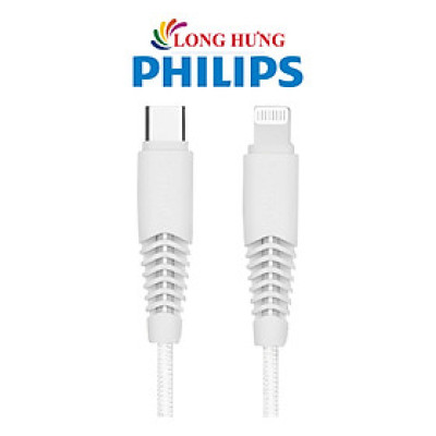 Cáp USB Type-C to dành cho iP Philips MFI 1m DLC5541V/97 - Hàng chính hãng