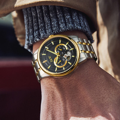 Đồng hồ nam chính hãng IW CARNIVAL IW627G-2 Kính sapphire ,chống xước ,Chống nước 30m ,Bảo hành 24 tháng,Máy cơ (Automatic),dây kim loại thép không gỉ 316L, thiết kế đơn giản dễ đeo