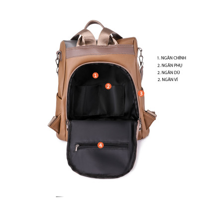 Balo nữ chống trộm DA cao cấp phong cách mới – BLNN9043