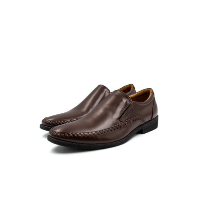 Giày tây nam Tomoyo nâu hình chữ V TMN07202