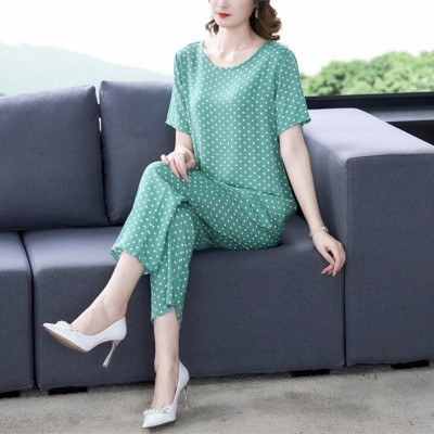 Đồ bộ trung niên Cao Cấp tặng bà tặng mẹ, chất liệu vải mát, form rộng thoải mái, sang trọng quý phái NeSa Shop