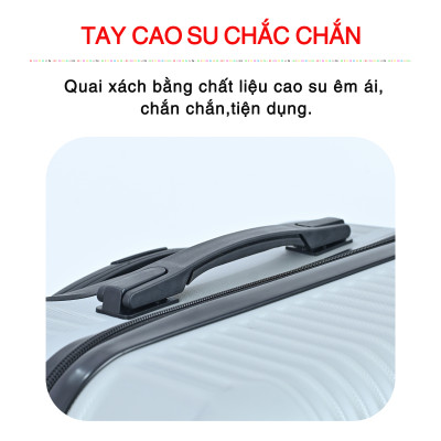 Vali du lịch kéo cao cấp Size 24inch- Chất lượng cao  KS-155 - Xanh lam nhạt