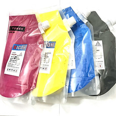 Bộ 4 mực mầu dùng cho photocopy Ricoh MPC 3003 | 3503 | 4503 | 5503 | 6003 | 4504 | 6004 | 2011 | 2004 | 3002 | 3502 | 4502 | 5002 | 5502 | SPC430 | 431 | 435 | 440 | 6000 | 6501 | 6502 | 8002 | 8003| 651| 751 ( HA - Hàng nhập khẩu )