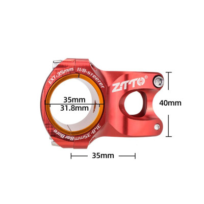 Trục Gắn Tay Lái Xe Đạp Leo Núi ZTTO Bằng Hợp Kim CNC Siêu Nhẹ 0 độ 28,6-30MM