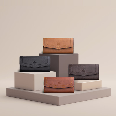 Ví nam da bò Lata ( Thời trang nam - Ví da thật LVN54 )