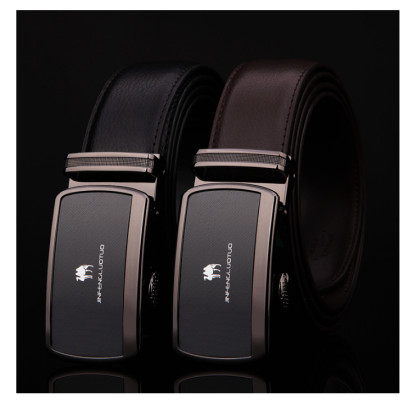 Thắt lưng nam da bò nguyên chất mặt khóa tự động hợp kim cao cấp