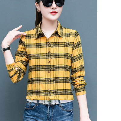 Sơ mi nữ,áo sơ mi nữ hoạ tiết caro Sm22