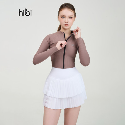 Áo khoác thể thao nữ Hibi Sports JA102, Kiểu ôm dáng