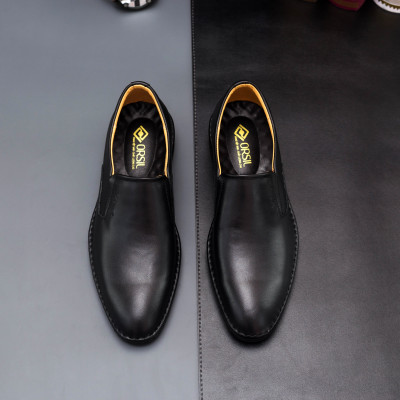 Giày da nam công sở ORSIL kiểu dáng trẻ trung 2 màu đen nâu Mã AT-OS21