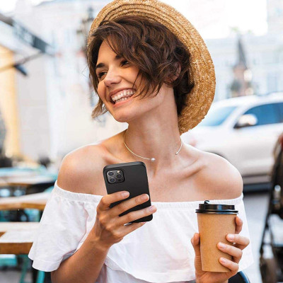 Ugreen UG20458LP417TK Iphone 12 Pro Max 6.7inch Màu xanh Navy Ốp Lưng điện thoại Silicone - HÀNG CHÍNH HÃNG