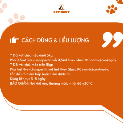Combo Linco-Namic.KC (10ml) - Dung Dịch Hỗ Trợ Trị Nhiễm Khuẩn Tiêu Hóa, Tiêu Viêm Cho Thú Cưng, Chim Cảnh