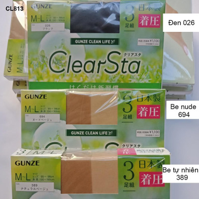 [SIÊU TIẾT KIỆM] Set 3 Quần tất của Nhật chuyên biệt về kháng khuẩn ngừa virus - Mẫu mới thon chân hơn