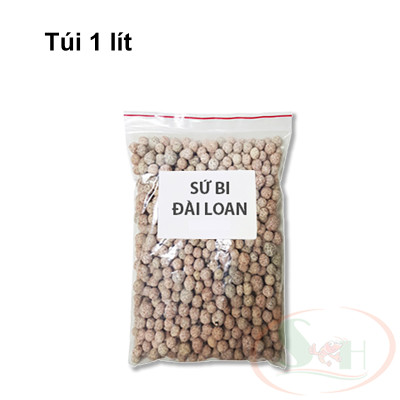 Vật liệu lọc sứ bi Đài Loan lọc thô yếm khí xử lý nước bể cá tép thủy sinh