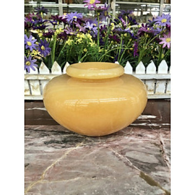  Lục Bình ( Lọ Hoa ) đá bạch ngọc hoàng long