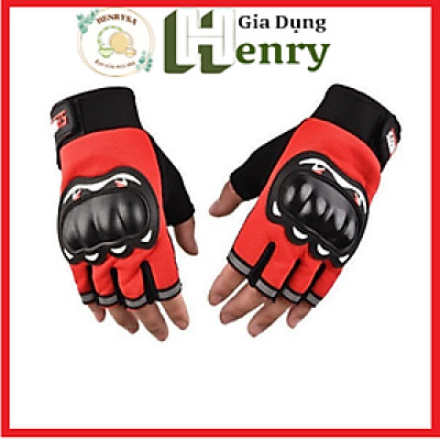 Găng tay đi  phượt - hở ngón - Hàng cao cấp