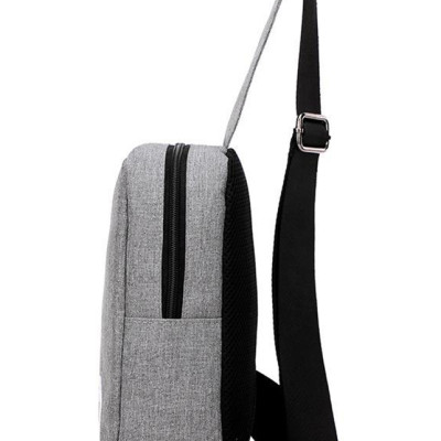 Túi Đeo Chéo Praza DCTK095 (23 x 17 cm) - Xám