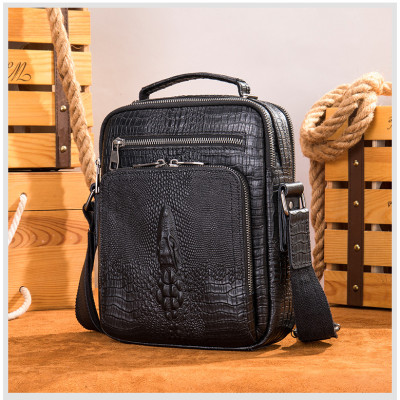 Túi đeo chéo nam DA CÁ SẤU phong cách mới  - BEE GEE DCN9314